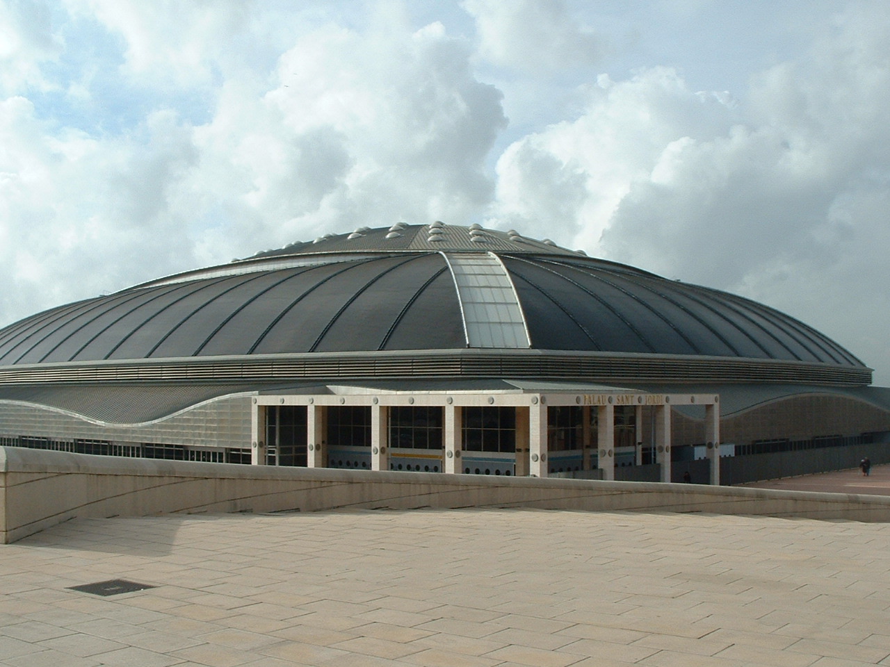 Una imagen del monumental Palau Sant Jordi