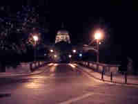 Galway Cathedral at night