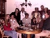 Group picture at Thanksgiving dinner 1999