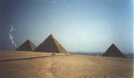 The 3 pyramids of Giza