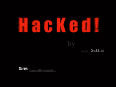 Hacked by PooRStallioN...