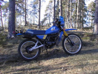 Yamaha DT50 Bl�-Svart