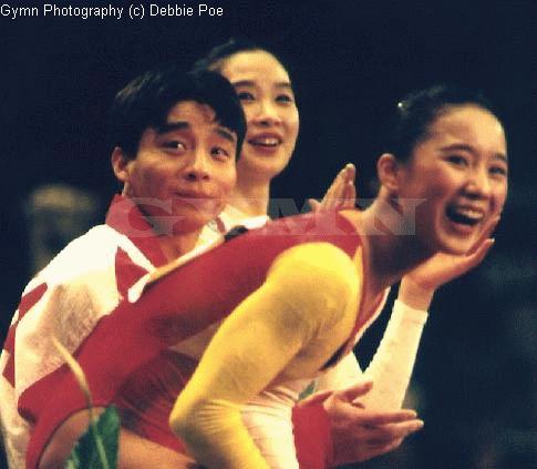 Ji Liya, Fan Hongbin, and Zhou Xiaojing at the International 3-on-3 Championships.