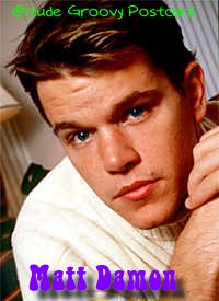 Matt Damon Postcard