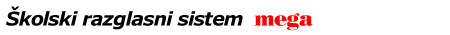 Skolski razglasni sistem mega