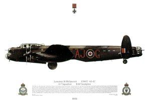 No 206, Lancaster B.III(Special), 617 Sqn RAF. Click here to return to print range 200-299.