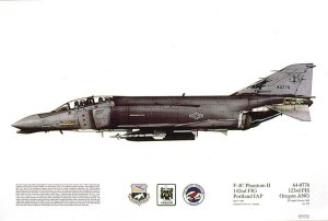 No 278, F-4 Phantom II, 123FIS, OR ANG, USAF