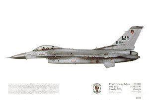 No 369, F-16C Fighting Falcon, 69 TFS, USAF