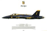 No 394, F/A-18A Hornet, The Blue Angels.