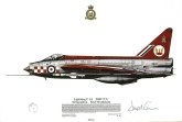 No 402LE, Lightning F1A, XM171 'A', 56 Sqn, RAF. Click here to see sample.