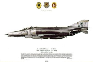 No 491, F-4G Phantom II, "Wild Weasel", 561 FS, USAF