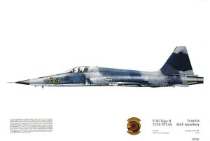 No 52, F-5E Tiger II, 527 TFTAS, USAF.