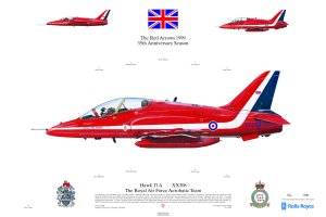 Print No.SP66, Hawk T1A, The Red Arrows, RAF