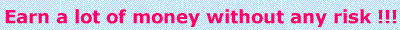 Earn a lot of money without any risk !!!; An special offer is valid until the end of 2001 !