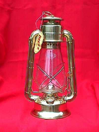 Solid Brass Dietz #20 Kerosene Lantern