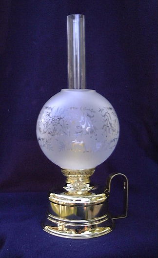 #12 Concierge With Hand Blown Acid Etched Ball