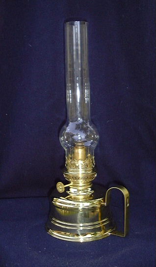 A #9 Concierge lamp with matador burner and chimney sold complete shipping paid