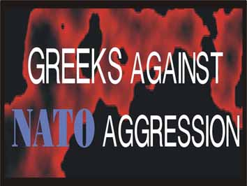 Greeks against NATO aggression