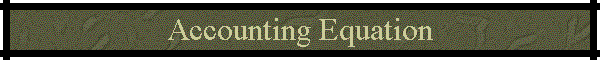 Accounting Equation