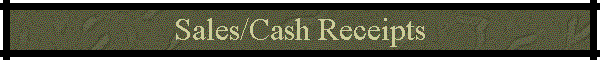 Sales/Cash Receipts
