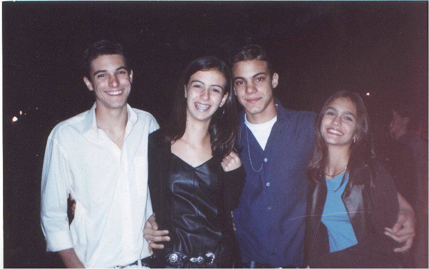 Ivo,Amanda, Eu e a Paulinha