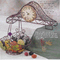 This clock goes well on any mantel piece!