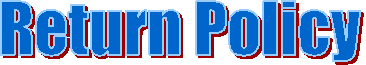 Return Policy 