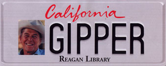Byron's License Plate