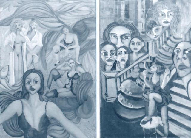 Riproduzioni due pitture 49Kb