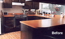 Kitchen before Permaglaze