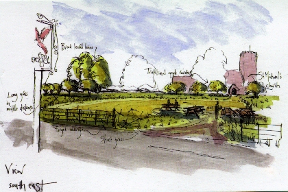 Kingsland village green, Herefordshire