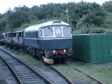 33034 on the Swanage Railway 28 June 2002.