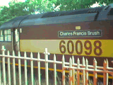 60098 Charles Francis Brush waiting at Hamworthy Box.