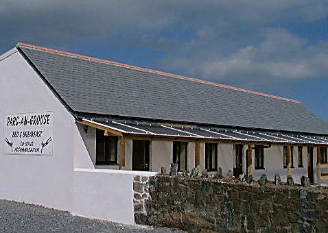 New barn conversion with 5 large en-suite rooms all with there own private entrance and great sea views