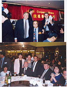 With the Hon. Kim Beazley, MP / 
      the Hon. John Howard, MP 
      and the Hon. Helen Sham-Ho