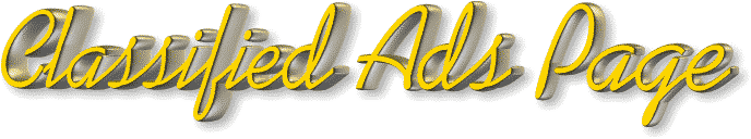 Classified Ads Page
