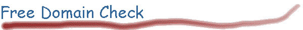 Free Domain Check