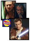 Special Walkers Crisps packets featuring Star Wars characters