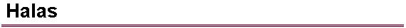  Halas 