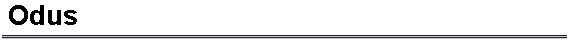  Odus 