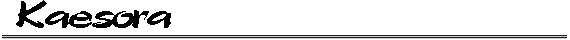  Kaesora 