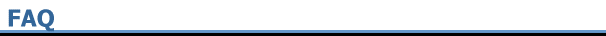 FAQ