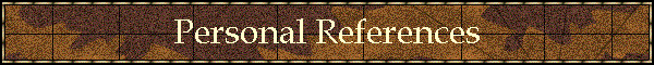 Personal References
