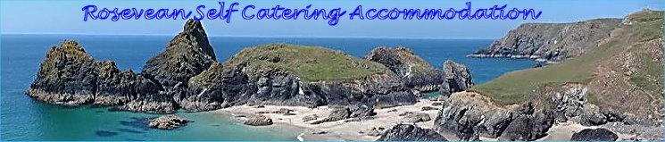 Kynance Cove less than 6 miles from Rosevean