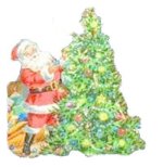 Xmas 010 Muted Tile Background