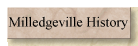 Milledgeville History