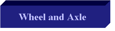 WHEEL AND AXLE