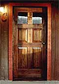 walnut door