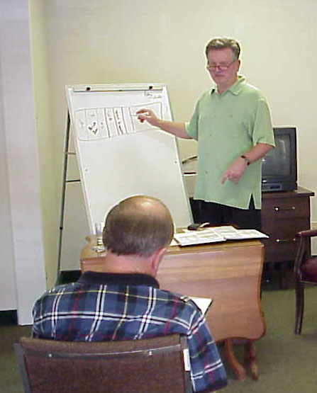 Dan Robertson, broker/owner of Park One Realtors teaches RE classes