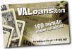 Get a FREE 100 minute phonecard from VA Loans.